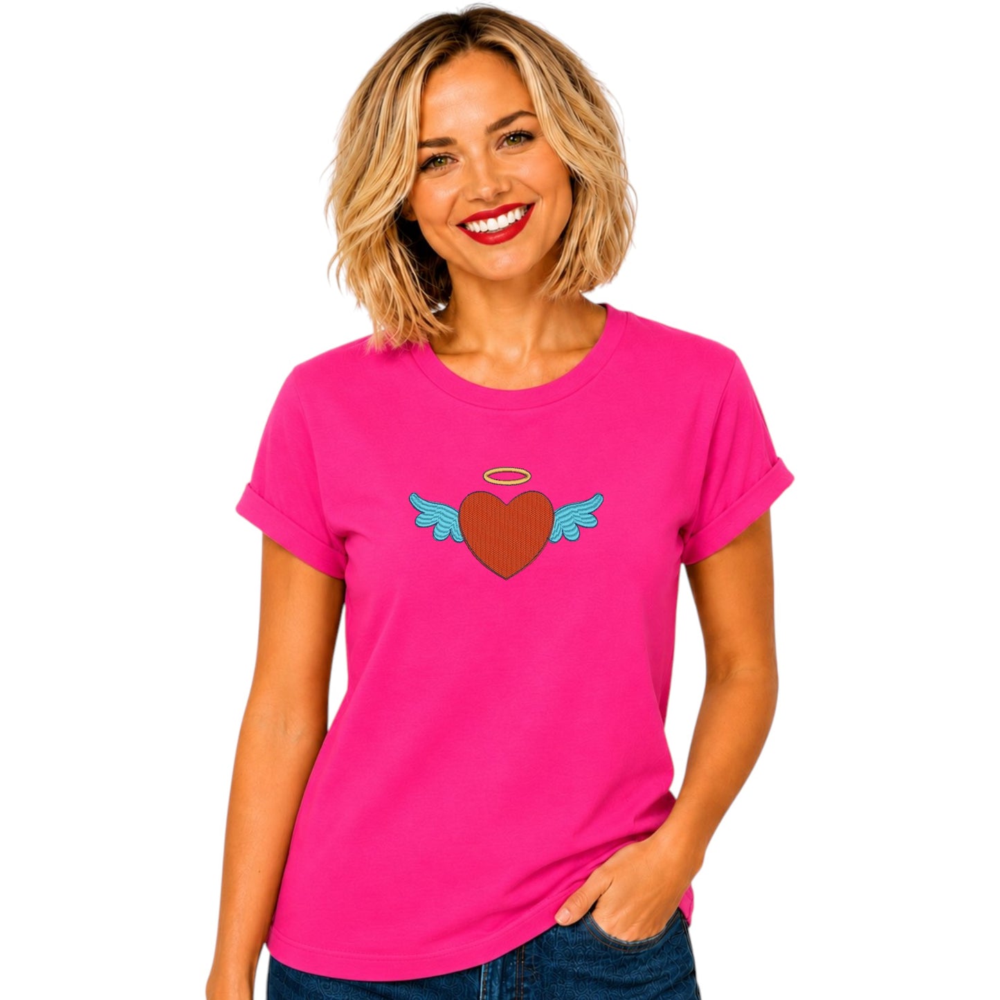 Angel Heart Tshirt Available in 5 Colours