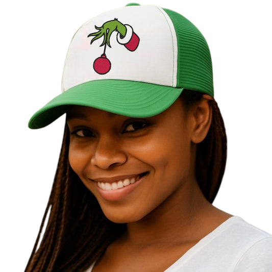 Grinch Hand Cap Available in 3 colours