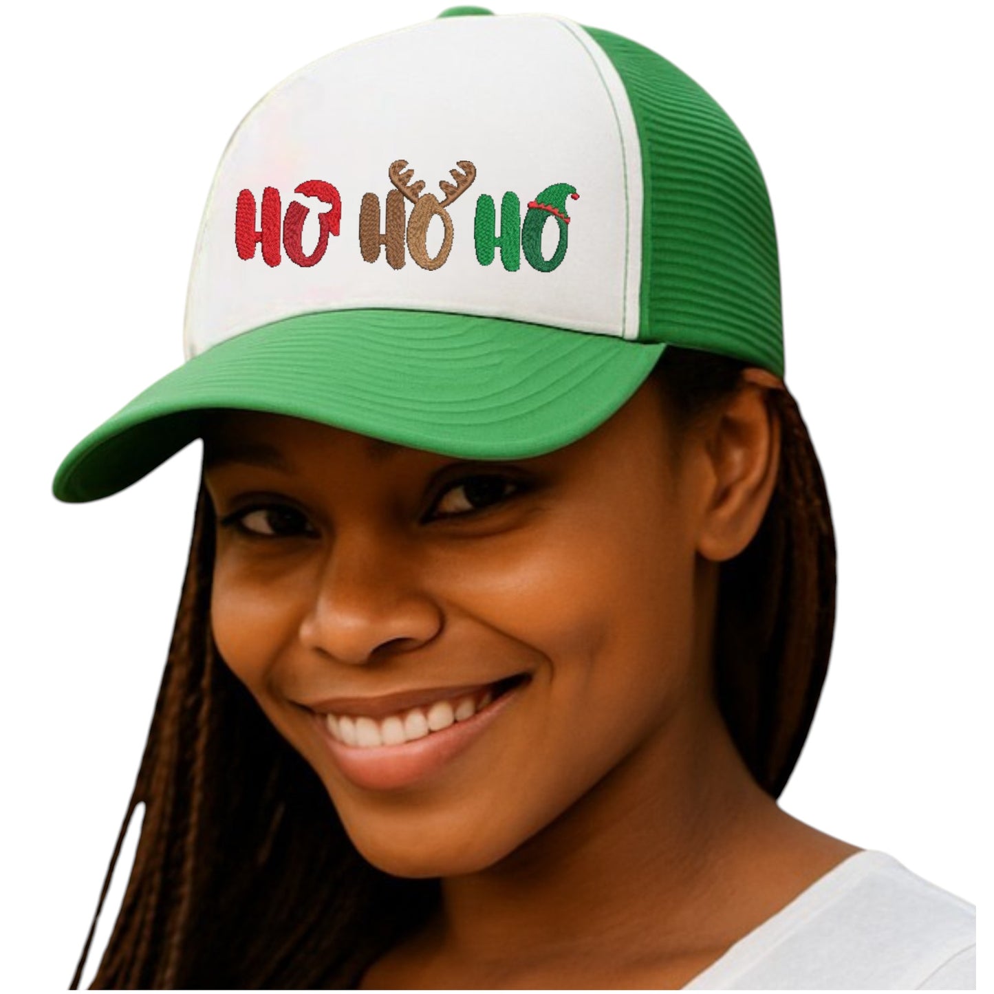 Ho Ho Ho Christmas Cap available in 3 colours