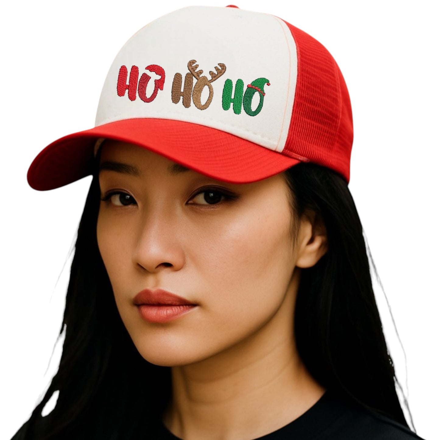Ho Ho Ho Christmas Cap available in 3 colours