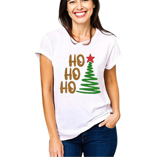 Ho Ho Ho Christmas Festive Tshirt