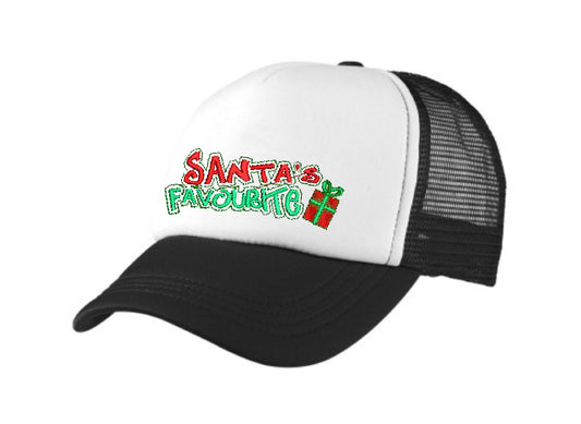 Santa's Favourite Cap available in 3 colours