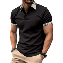 Load image into Gallery viewer, Men&#39;s Polo Shirt with Detailed Trim Collar and Arm Band, Available in 7 Colours