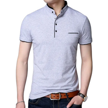 Load image into Gallery viewer, Polo Shirt with Fashion Detailing, Short Sleeve with Stand Collar Available in 6 Colours