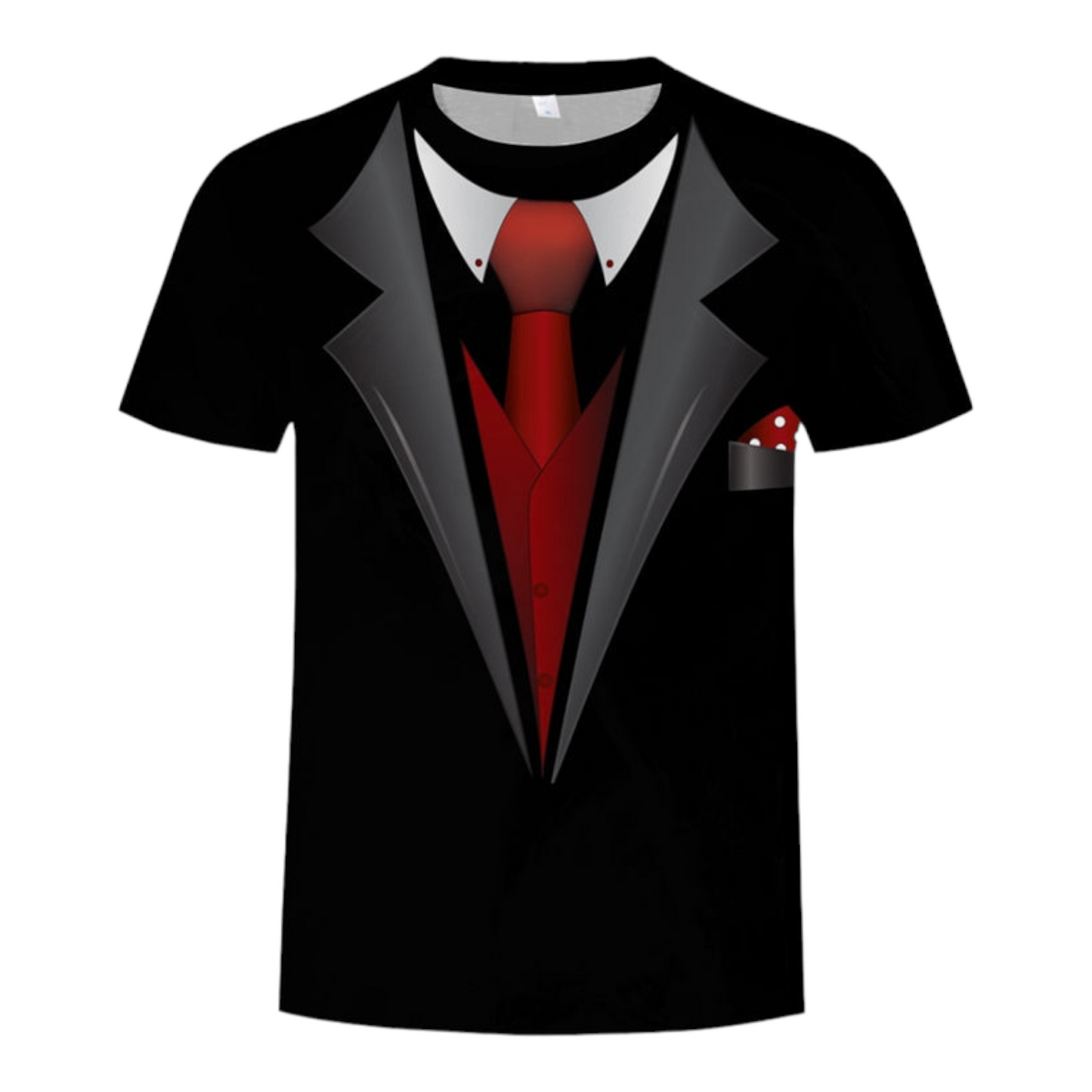 Fake two pieces Mens's suit T-Shirt Available in 5 Styles