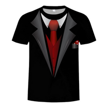 Load image into Gallery viewer, Fake two pieces Mens&#39;s suit T-Shirt Available in 5 Styles