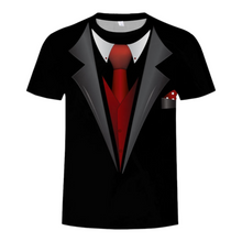 Load image into Gallery viewer, Fake two pieces Mens&#39;s suit T-Shirts Available in 5 Styles