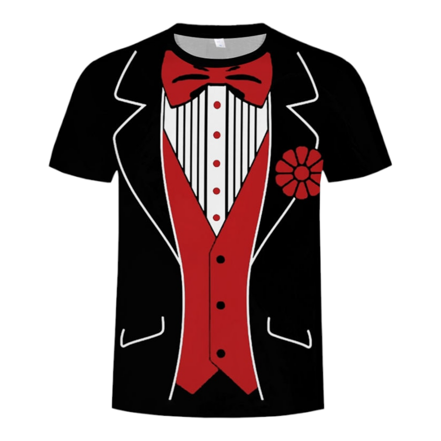 Fake two pieces Mens's suit T-Shirt Available in 5 Styles