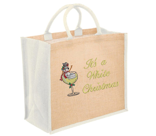 It's a white Christmas tote bag, available in 4 colours