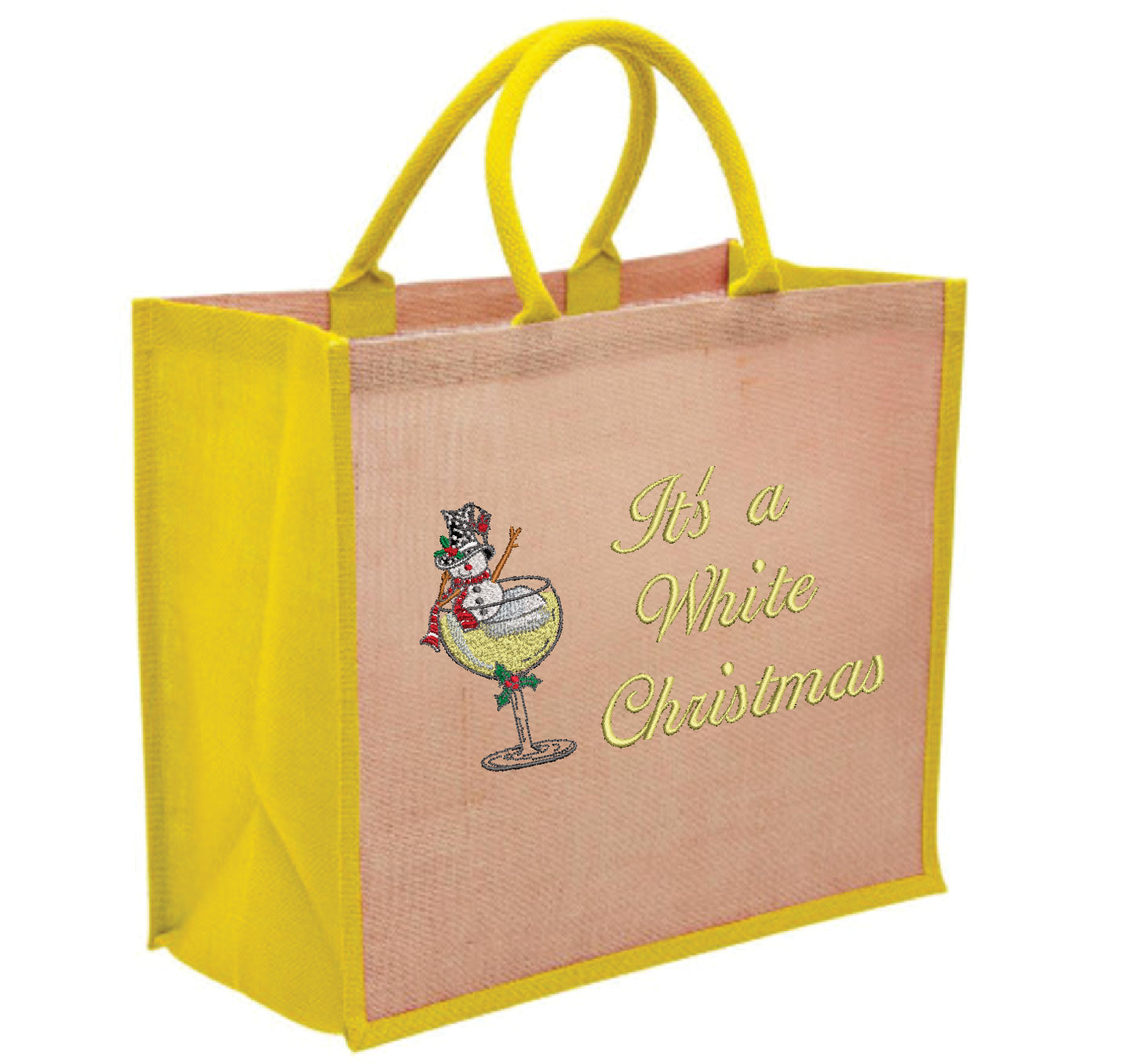 It's a white Christmas tote bag, available in 4 colours