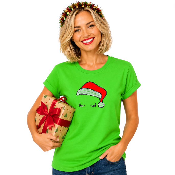 Beauty Lashes Christmas Tshirt