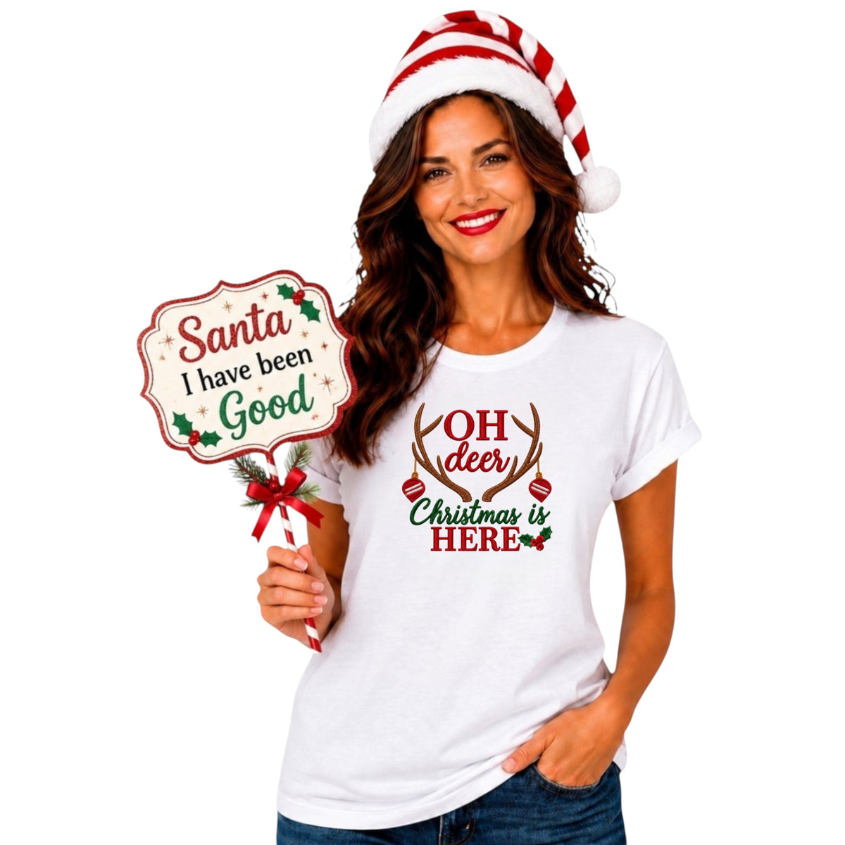 Oh Deer Christmas is Here Tee