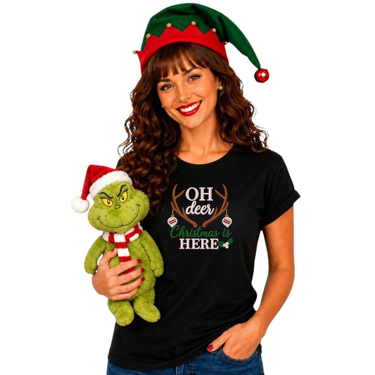 Oh Deer Christmas is Here Tee