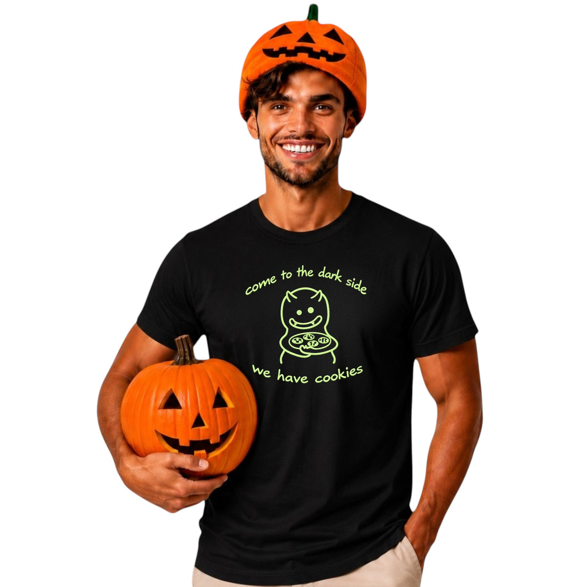 Come to the Dark Side - we have cookies Glow in the dark Tee