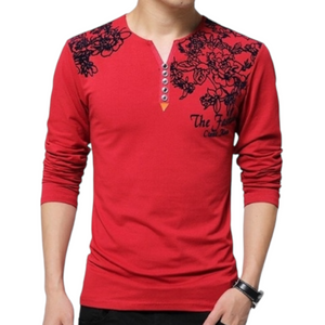 Fashion Print, Men's Long Sleeve Shirt, Available in 5 Colours