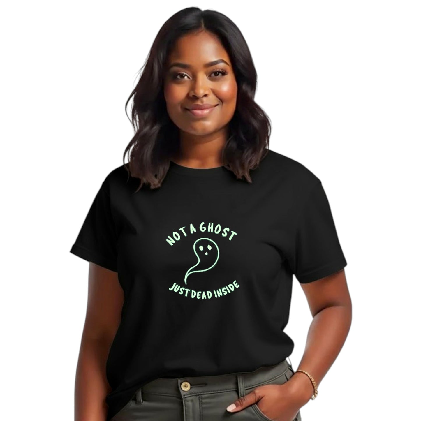 Not a Ghost Glow in the Dark Tshirt