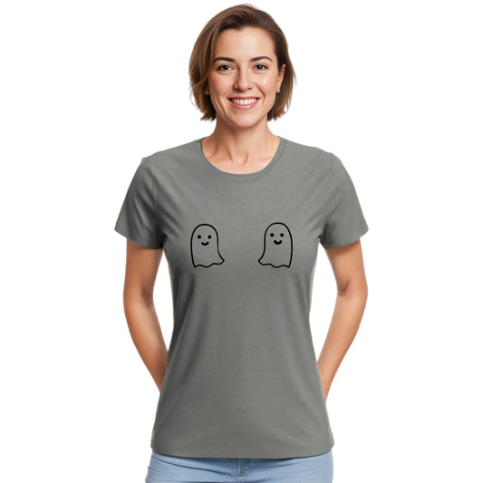 Cute Ghost B00BIE Women Tshirt Available in 5 colours