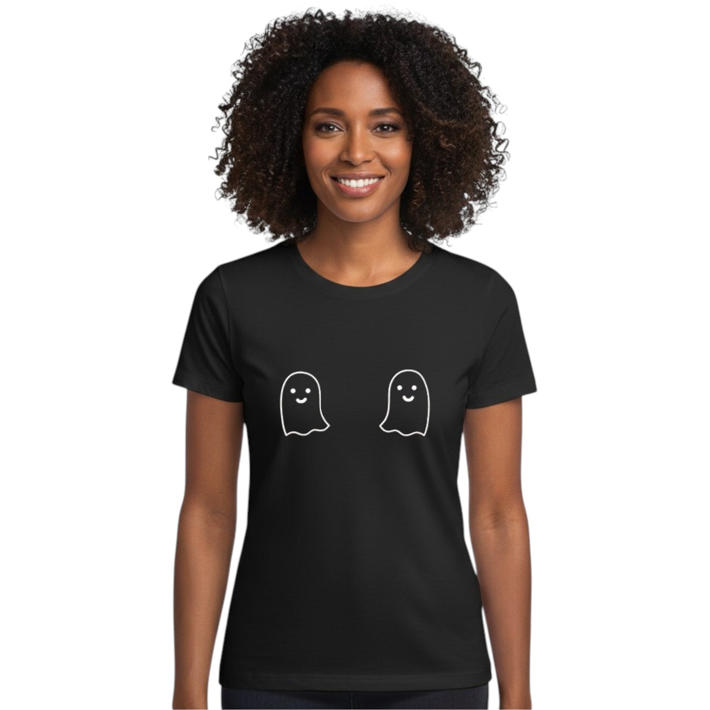 Cute Ghost B00BIE Women Tshirt Available in 5 colours