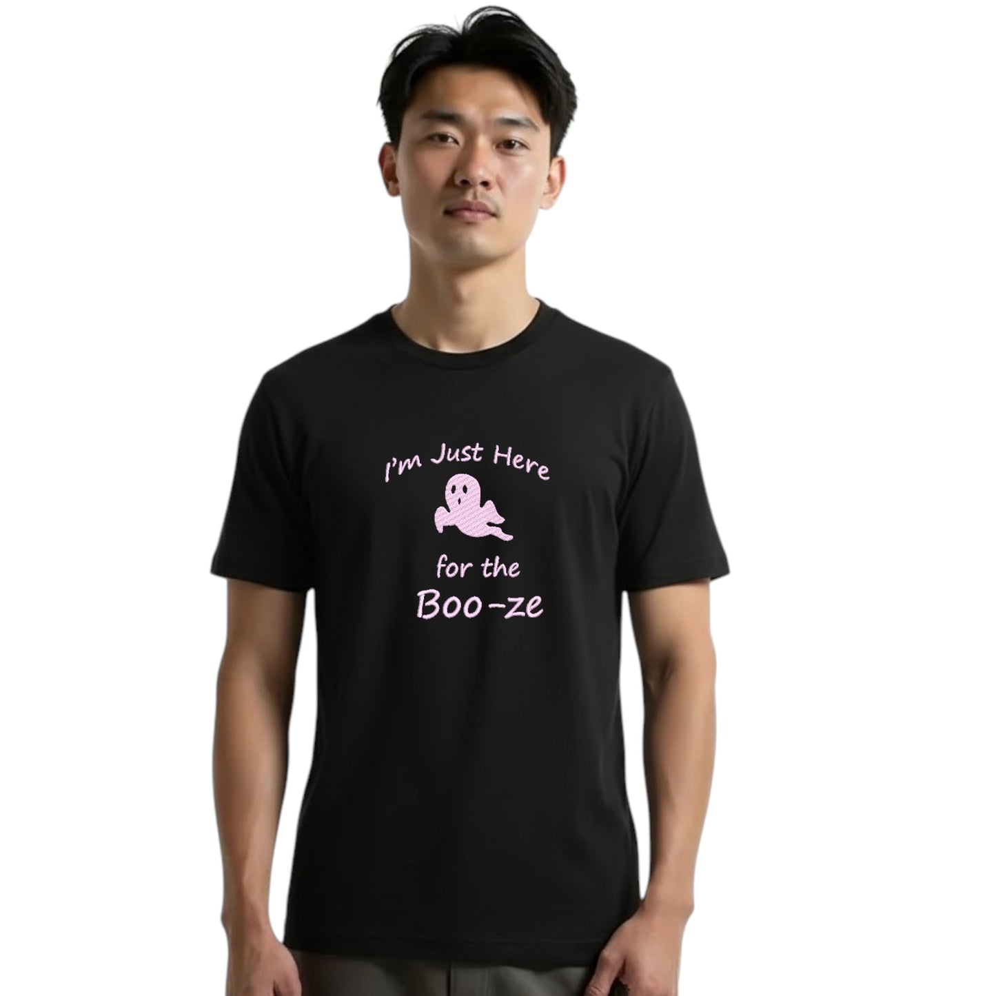 I am just here for the Boo-ze Funny Halloween Tshirt